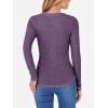 imageANRABESS Womens Long Sleeve Shirts V Neck Ribbed Knit Slim Fit Lightweight Sweater 2025 Fall Dressy Casual Travel Work TopsPurple