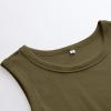 imageANRABESS Womens Sleeveless High Neck Tank Tops Fashion Summer Casual Basic Slim Fit Ribbed Racerback Top Shirt ClothesArmy Green