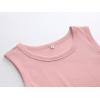 imageANRABESS Womens Sleeveless High Neck Tank Tops Fashion Summer Casual Basic Slim Fit Ribbed Racerback Top Shirt ClothesCoral Pink