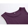 imageANRABESS Womens Sleeveless High Neck Tank Tops Fashion Summer Casual Basic Slim Fit Ribbed Racerback Top Shirt ClothesDark Purple