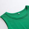 imageANRABESS Womens Sleeveless High Neck Tank Tops Fashion Summer Casual Basic Slim Fit Ribbed Racerback Top Shirt ClothesGreen