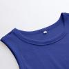 imageANRABESS Womens Sleeveless High Neck Tank Tops Fashion Summer Casual Basic Slim Fit Ribbed Racerback Top Shirt ClothesKlein Blue