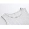 imageANRABESS Womens Sleeveless High Neck Tank Tops Fashion Summer Casual Basic Slim Fit Ribbed Racerback Top Shirt ClothesLight Gray