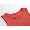 imageANRABESS Womens Sleeveless High Neck Tank Tops Fashion Summer Casual Basic Slim Fit Ribbed Racerback Top Shirt ClothesOrange Red