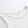 imageANRABESS Womens Sleeveless High Neck Tank Tops Fashion Summer Casual Basic Slim Fit Ribbed Racerback Top Shirt ClothesWhite