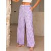 imageANRABESS Womens Striped Gingham Pants 2025 Pajama Lounge Boxer Pants Cute Comfy PJ Bottoms with Pockets Y2K Plaid OutfitsPurple White Plaid