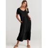 imageANRABESS Womens Summer Casual Short Sleeve T Shirts Maxi Dress Flowy V Neck Tiered Beach Vacation Sundress 2025 OutfitsBlack