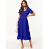 imageANRABESS Womens Summer Casual Short Sleeve T Shirts Maxi Dress Flowy V Neck Tiered Beach Vacation Sundress 2025 OutfitsRoyal Blue