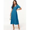imageANRABESS Womens Summer Casual Short Sleeve T Shirts Maxi Dress Flowy V Neck Tiered Beach Vacation Sundress 2025 OutfitsSky Blue