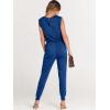 imageANRABESS Womens Summer Sleeveless Jumpsuits Casual Dressy Stretchy Crewneck Rompers One Piece Outfits Fall Fashion 2025Blue