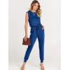 imageANRABESS Womens Summer Sleeveless Jumpsuits Casual Dressy Stretchy Crewneck Rompers One Piece Outfits Fall Fashion 2025Blue