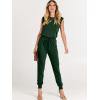 imageANRABESS Womens Summer Sleeveless Jumpsuits Casual Dressy Stretchy Crewneck Rompers One Piece Outfits Fall Fashion 2025Green