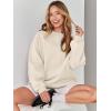 imageANRABESS Womens Sweatshirts Crewneck Fleece Oversized Pullover Sweaters Fall Winter Cute Tops Teen Girls Preppy Clothes 2025Apricot