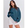 imageANRABESS Womens Sweatshirts Crewneck Fleece Oversized Pullover Sweaters Fall Winter Cute Tops Teen Girls Preppy Clothes 2025Deep Blue