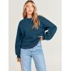 imageANRABESS Womens Sweatshirts Crewneck Fleece Oversized Pullover Sweaters Fall Winter Cute Tops Teen Girls Preppy Clothes 2025Deep Blue