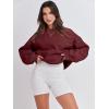 imageANRABESS Womens Sweatshirts Crewneck Fleece Oversized Pullover Sweaters Fall Winter Cute Tops Teen Girls Preppy Clothes 2025Deep Red