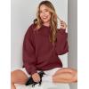 imageANRABESS Womens Sweatshirts Crewneck Fleece Oversized Pullover Sweaters Fall Winter Cute Tops Teen Girls Preppy Clothes 2025Deep Red