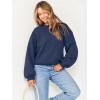 imageANRABESS Womens Sweatshirts Crewneck Fleece Oversized Pullover Sweaters Fall Winter Cute Tops Teen Girls Preppy Clothes 2025Dusty Blue
