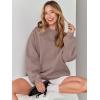 imageANRABESS Womens Sweatshirts Crewneck Fleece Oversized Pullover Sweaters Fall Winter Cute Tops Teen Girls Preppy Clothes 2025Gray Khaki