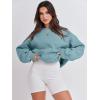 imageANRABESS Womens Sweatshirts Crewneck Fleece Oversized Pullover Sweaters Fall Winter Cute Tops Teen Girls Preppy Clothes 2025Lake Green