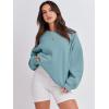 imageANRABESS Womens Sweatshirts Crewneck Fleece Oversized Pullover Sweaters Fall Winter Cute Tops Teen Girls Preppy Clothes 2025Lake Green