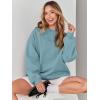 imageANRABESS Womens Sweatshirts Crewneck Fleece Oversized Pullover Sweaters Fall Winter Cute Tops Teen Girls Preppy Clothes 2025Lake Green