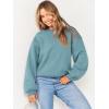 imageANRABESS Womens Sweatshirts Crewneck Fleece Oversized Pullover Sweaters Fall Winter Cute Tops Teen Girls Preppy Clothes 2025Lake Green