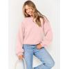 imageANRABESS Womens Sweatshirts Crewneck Fleece Oversized Pullover Sweaters Fall Winter Cute Tops Teen Girls Preppy Clothes 2025Light Pink