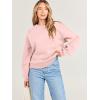 imageANRABESS Womens Sweatshirts Crewneck Fleece Oversized Pullover Sweaters Fall Winter Cute Tops Teen Girls Preppy Clothes 2025Light Pink