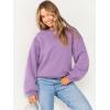 imageANRABESS Womens Sweatshirts Crewneck Fleece Oversized Pullover Sweaters Fall Winter Cute Tops Teen Girls Preppy Clothes 2025Light Purple