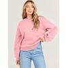 imageANRABESS Womens Sweatshirts Crewneck Fleece Oversized Pullover Sweaters Fall Winter Cute Tops Teen Girls Preppy Clothes 2025Pink