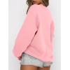 imageANRABESS Womens Sweatshirts Crewneck Fleece Oversized Pullover Sweaters Fall Winter Cute Tops Teen Girls Preppy Clothes 2025Pink