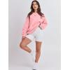 imageANRABESS Womens Sweatshirts Crewneck Fleece Oversized Pullover Sweaters Fall Winter Cute Tops Teen Girls Preppy Clothes 2025Pink