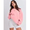 imageANRABESS Womens Sweatshirts Crewneck Fleece Oversized Pullover Sweaters Fall Winter Cute Tops Teen Girls Preppy Clothes 2025Pink