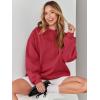 imageANRABESS Womens Sweatshirts Crewneck Fleece Oversized Pullover Sweaters Fall Winter Cute Tops Teen Girls Preppy Clothes 2025Red