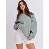 imageANRABESS Womens Sweatshirts Crewneck Fleece Oversized Pullover Sweaters Fall Winter Cute Tops Teen Girls Preppy Clothes 2025Sage Green