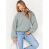imageANRABESS Womens Sweatshirts Crewneck Fleece Oversized Pullover Sweaters Fall Winter Cute Tops Teen Girls Preppy Clothes 2025Sage Green