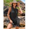 imageANRABESS Womens Swimsuit Cover Up Sleeveless Knit 2025 Summer Outfits Swimwear Bathing Suit Coverup Crochet Beach DressBlack