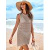 imageANRABESS Womens Swimsuit Cover Up Sleeveless Knit 2025 Summer Outfits Swimwear Bathing Suit Coverup Crochet Beach DressKhaki