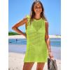 imageANRABESS Womens Swimsuit Cover Up Sleeveless Knit 2025 Summer Outfits Swimwear Bathing Suit Coverup Crochet Beach DressPea Green