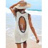 imageANRABESS Womens Swimsuit Cover Up Sleeveless Knit 2025 Summer Outfits Swimwear Bathing Suit Coverup Crochet Beach DressWhite Black