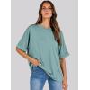 imageANRABESS Womens Tops Oversized T Shirts Short Sleeve Crewneck Summer Casual Loose Basic Tee Shirt 2025 Trendy Fashion ClothesCadet Blue