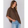 imageANRABESS Womens Tops Oversized T Shirts Short Sleeve Crewneck Summer Casual Loose Basic Tee Shirt 2025 Trendy Fashion ClothesDark Brown