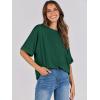 imageANRABESS Womens Tops Oversized T Shirts Short Sleeve Crewneck Summer Casual Loose Basic Tee Shirt 2025 Trendy Fashion ClothesDark Green