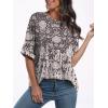 imageANRABESS Womens Tops Oversized T Shirts Short Sleeve Crewneck Summer Casual Loose Basic Tee Shirt 2025 Trendy Fashion ClothesFloral Black Print