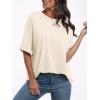 imageANRABESS Womens Tops Oversized T Shirts Short Sleeve Crewneck Summer Casual Loose Basic Tee Shirt 2025 Trendy Fashion ClothesLight Apricot