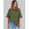 imageANRABESS Womens Tops Oversized T Shirts Short Sleeve Crewneck Summer Casual Loose Basic Tee Shirt 2025 Trendy Fashion ClothesOlive Green