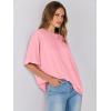 imageANRABESS Womens Tops Oversized T Shirts Short Sleeve Crewneck Summer Casual Loose Basic Tee Shirt 2025 Trendy Fashion ClothesPink