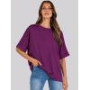imageANRABESS Womens Tops Oversized T Shirts Short Sleeve Crewneck Summer Casual Loose Basic Tee Shirt 2025 Trendy Fashion ClothesPurple