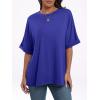 imageANRABESS Womens Tops Oversized T Shirts Short Sleeve Crewneck Summer Casual Loose Basic Tee Shirt 2025 Trendy Fashion ClothesRoyal Blue